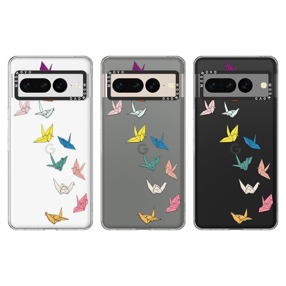 Paper Crane Phone Case - Google Pixel 7 Pro Case - MOSNOVO