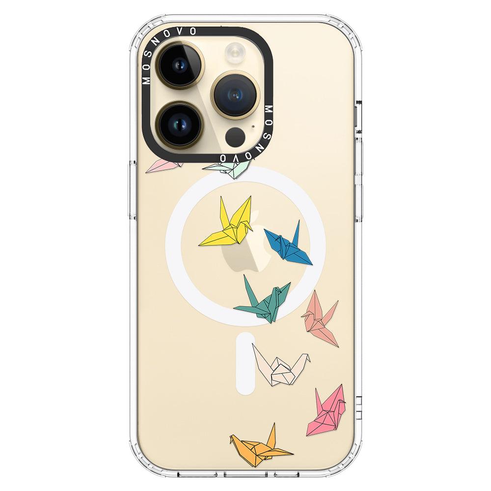 Paper Crane Phone Case - iPhone 14 Pro Case - MOSNOVO