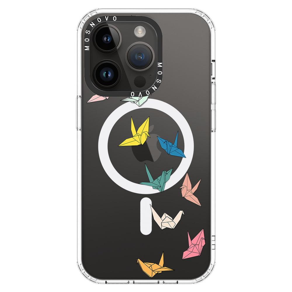 Paper Crane Phone Case - iPhone 14 Pro Case - MOSNOVO