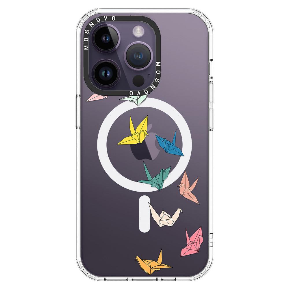 Paper Crane Phone Case - iPhone 14 Pro Case - MOSNOVO