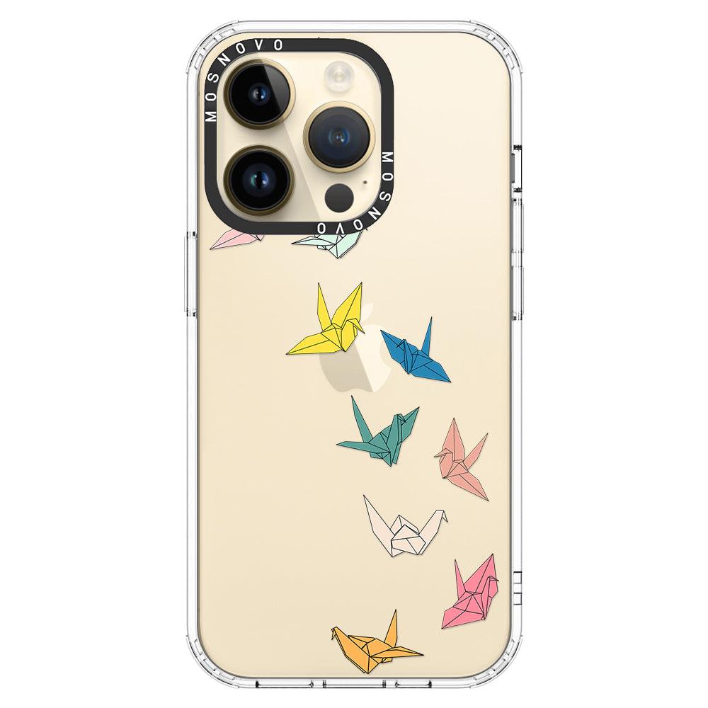 Paper Crane Phone Case - iPhone 14 Pro Case - MOSNOVO