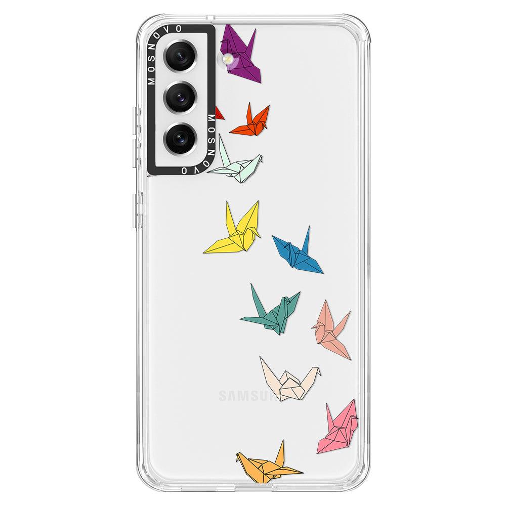 Paper Crane Phone Case - Samsung Galaxy S21 FE Case - MOSNOVO