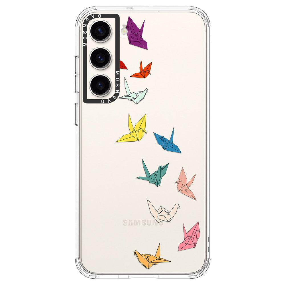 Paper Crane Phone Case - Samsung Galaxy S23 Plus Case - MOSNOVO