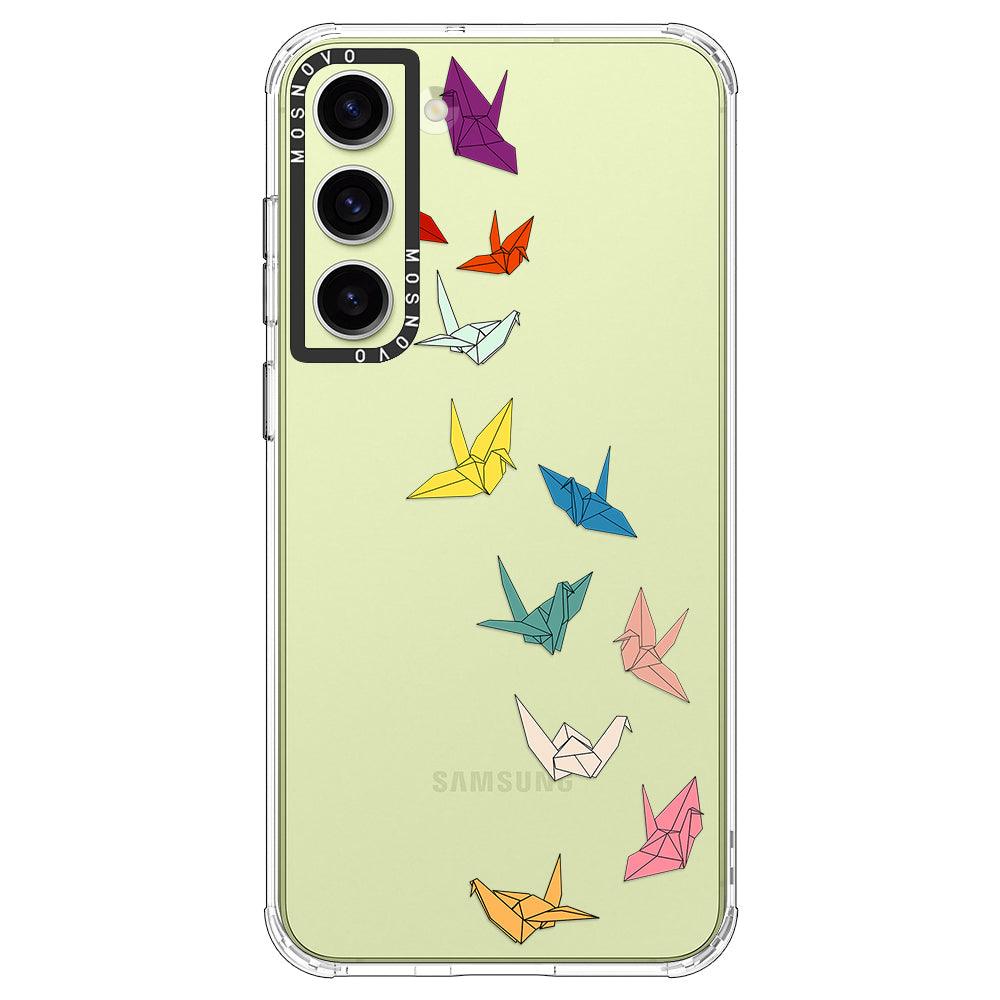 Paper Crane Phone Case - Samsung Galaxy S23 Plus Case - MOSNOVO