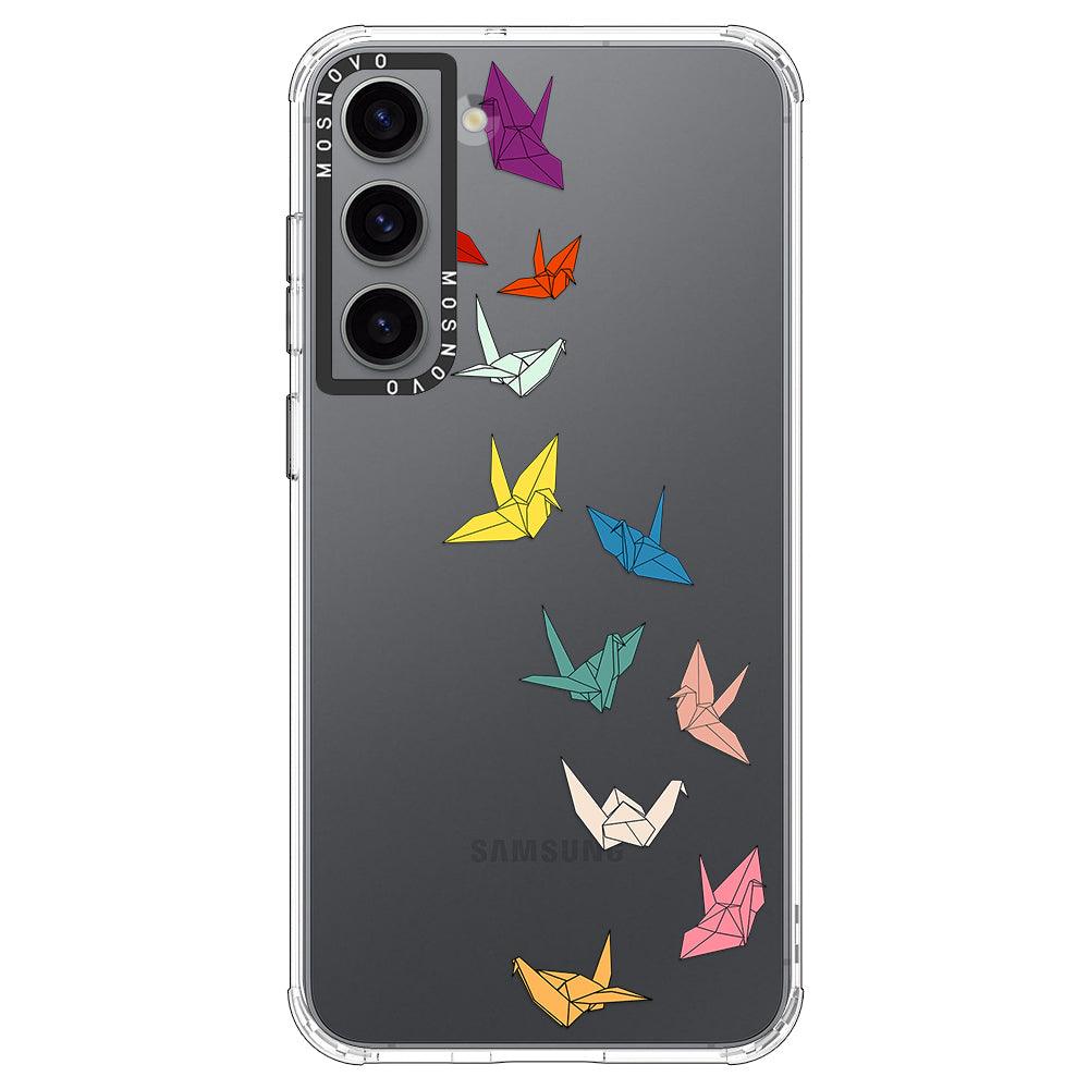 Paper Crane Phone Case - Samsung Galaxy S23 Plus Case - MOSNOVO