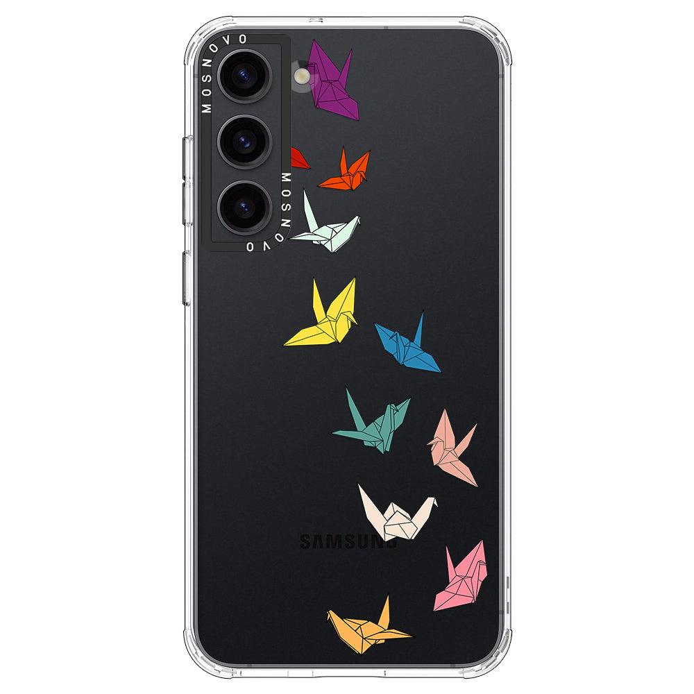 Paper Crane Phone Case - Samsung Galaxy S23 Plus Case - MOSNOVO