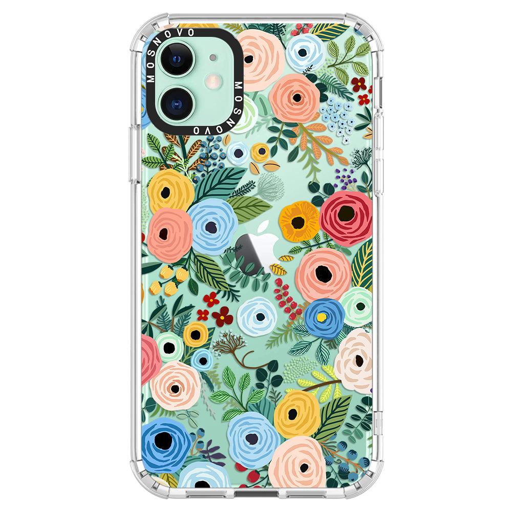 Pastel Perfection Flower Phone Case - iPhone 11 Case - MOSNOVO