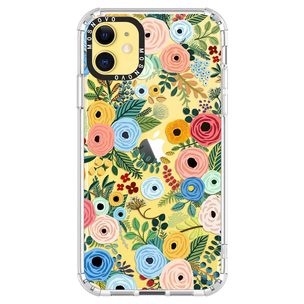 Pastel Perfection Flower Phone Case - iPhone 11 Case - MOSNOVO