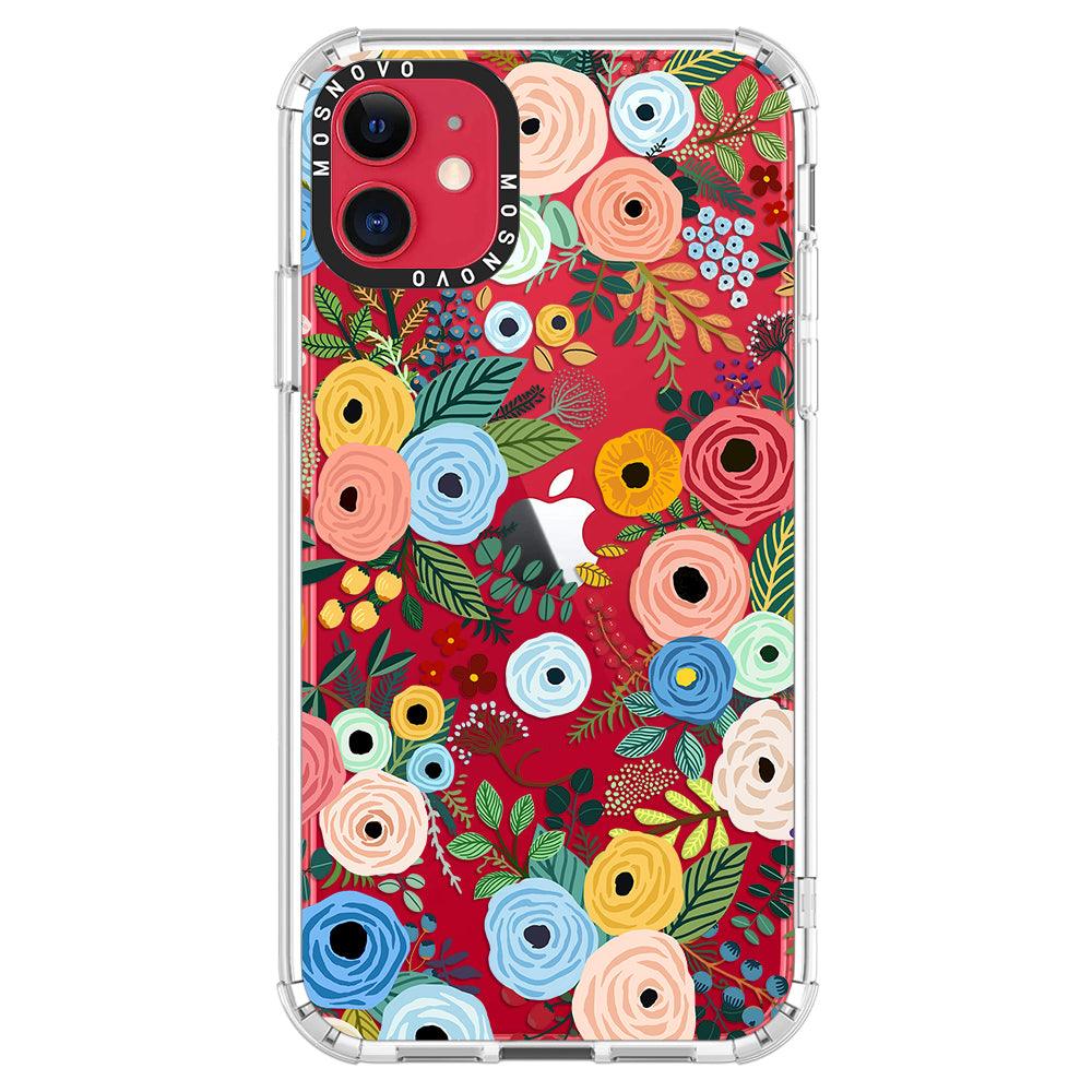 Pastel Perfection Flower Phone Case - iPhone 11 Case - MOSNOVO