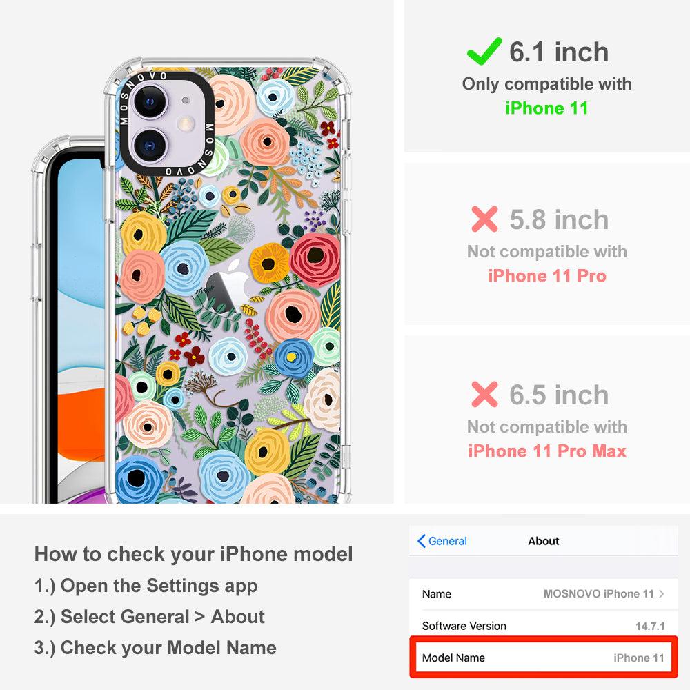 Pastel Perfection Flower Phone Case - iPhone 11 Case - MOSNOVO