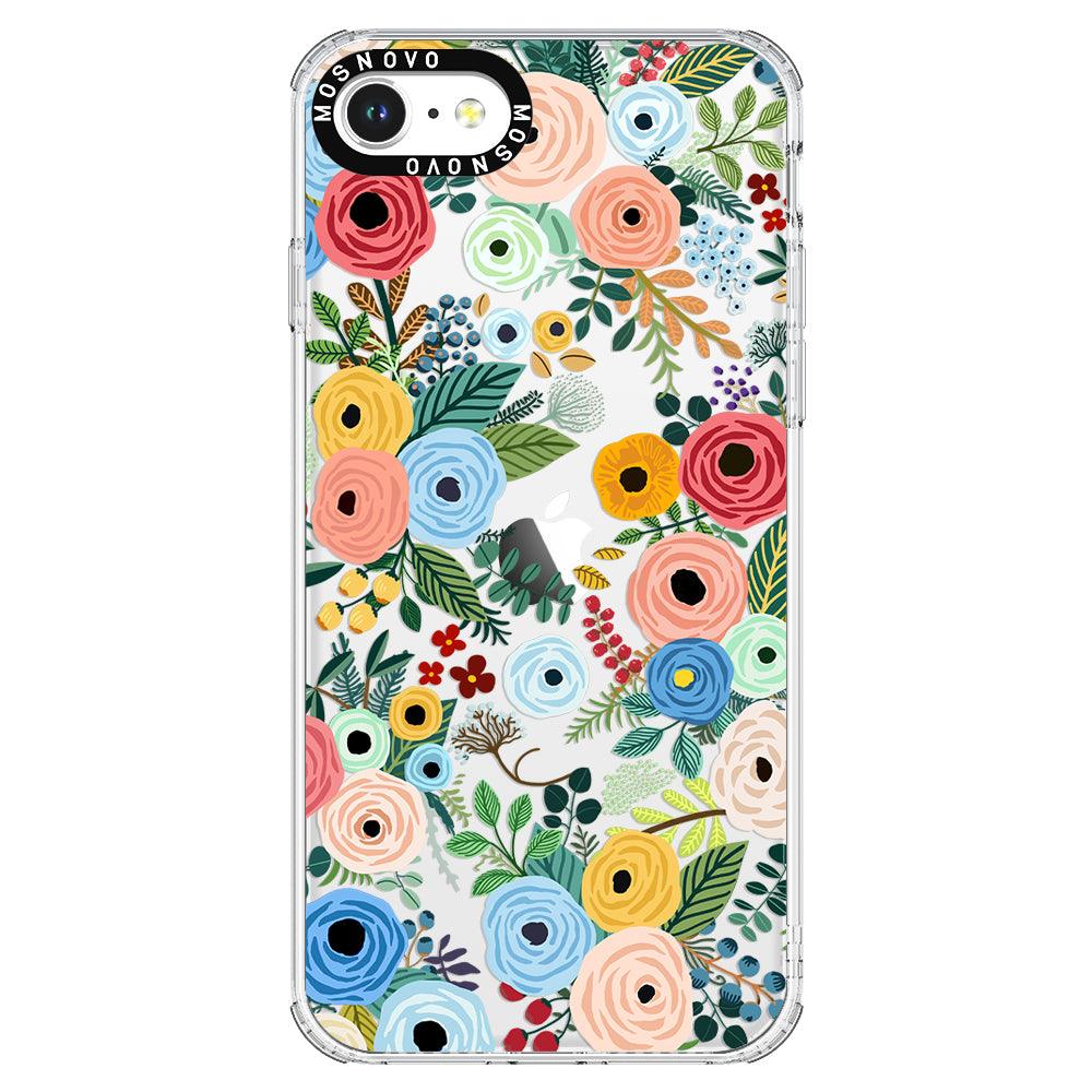 Pastel Perfection Flower Phone Case - iPhone SE 2020 Case - MOSNOVO