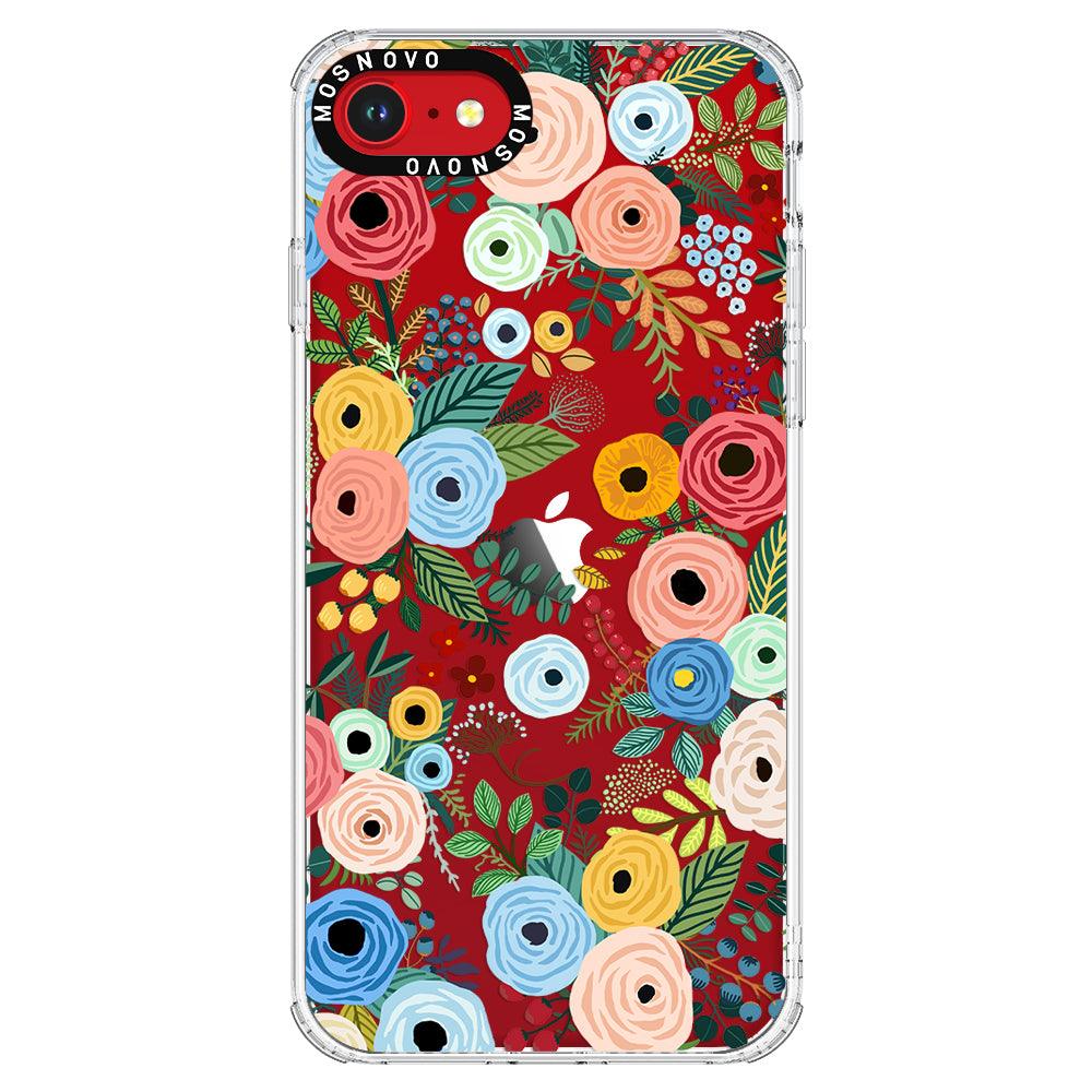 Pastel Perfection Flower Phone Case - iPhone SE 2020 Case - MOSNOVO