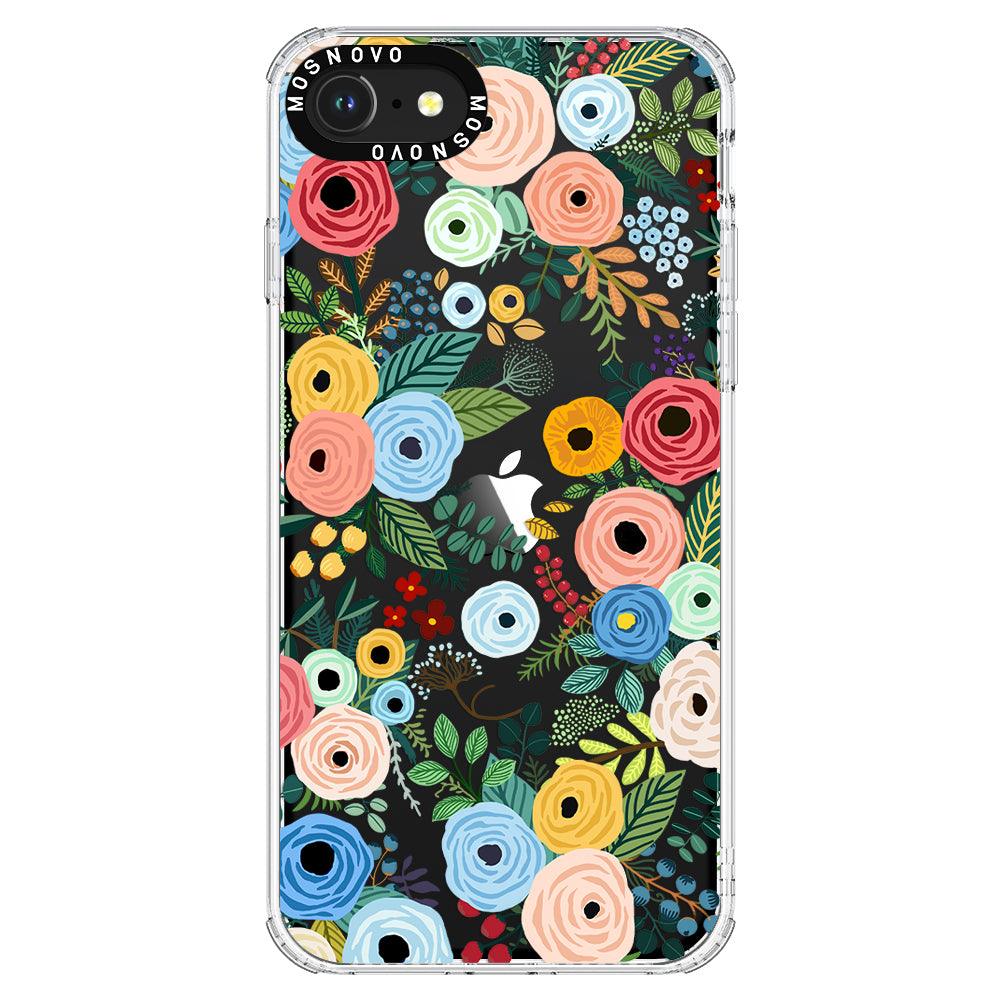 Pastel Perfection Flower Phone Case - iPhone SE 2020 Case - MOSNOVO