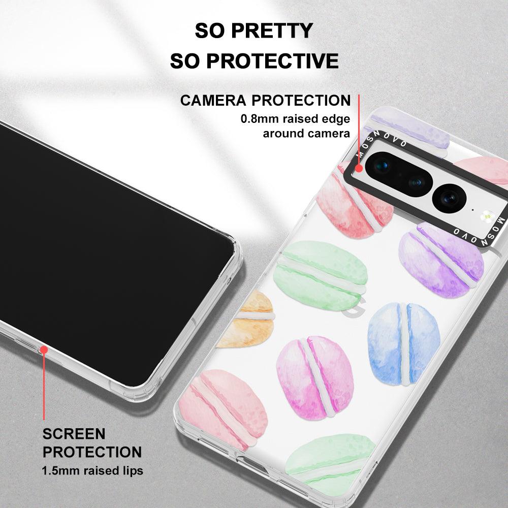 Pastel Macaron Phone Case - Google Pixel 7 Pro Case - MOSNOVO