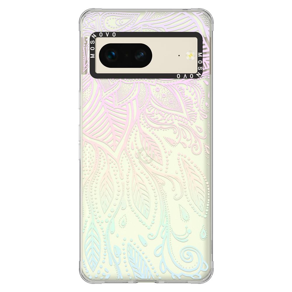 Pastel Rainbow Mandala Phone Case - Google Pixel 7 Case - MOSNOVO