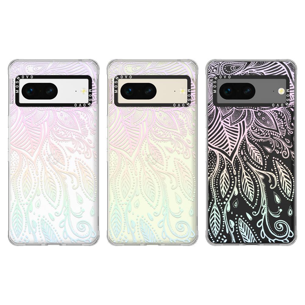 Pastel Rainbow Mandala Phone Case - Google Pixel 7 Case - MOSNOVO