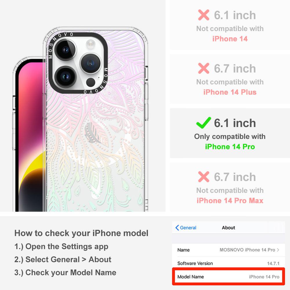 Dreamy Henna Phone Case - iPhone 14 Pro Case - MOSNOVO