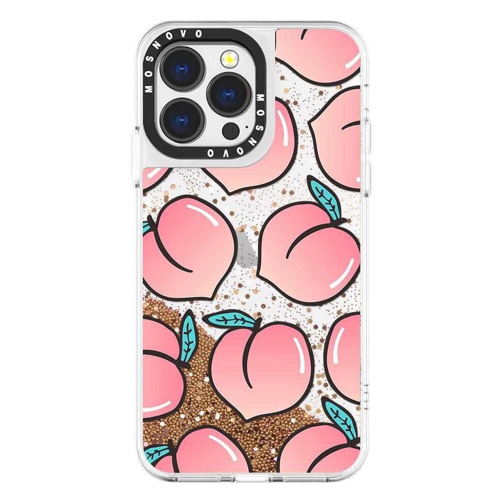 Peach Glitter Phone Case Iphone 13 Pro Case Mosnovo 8748