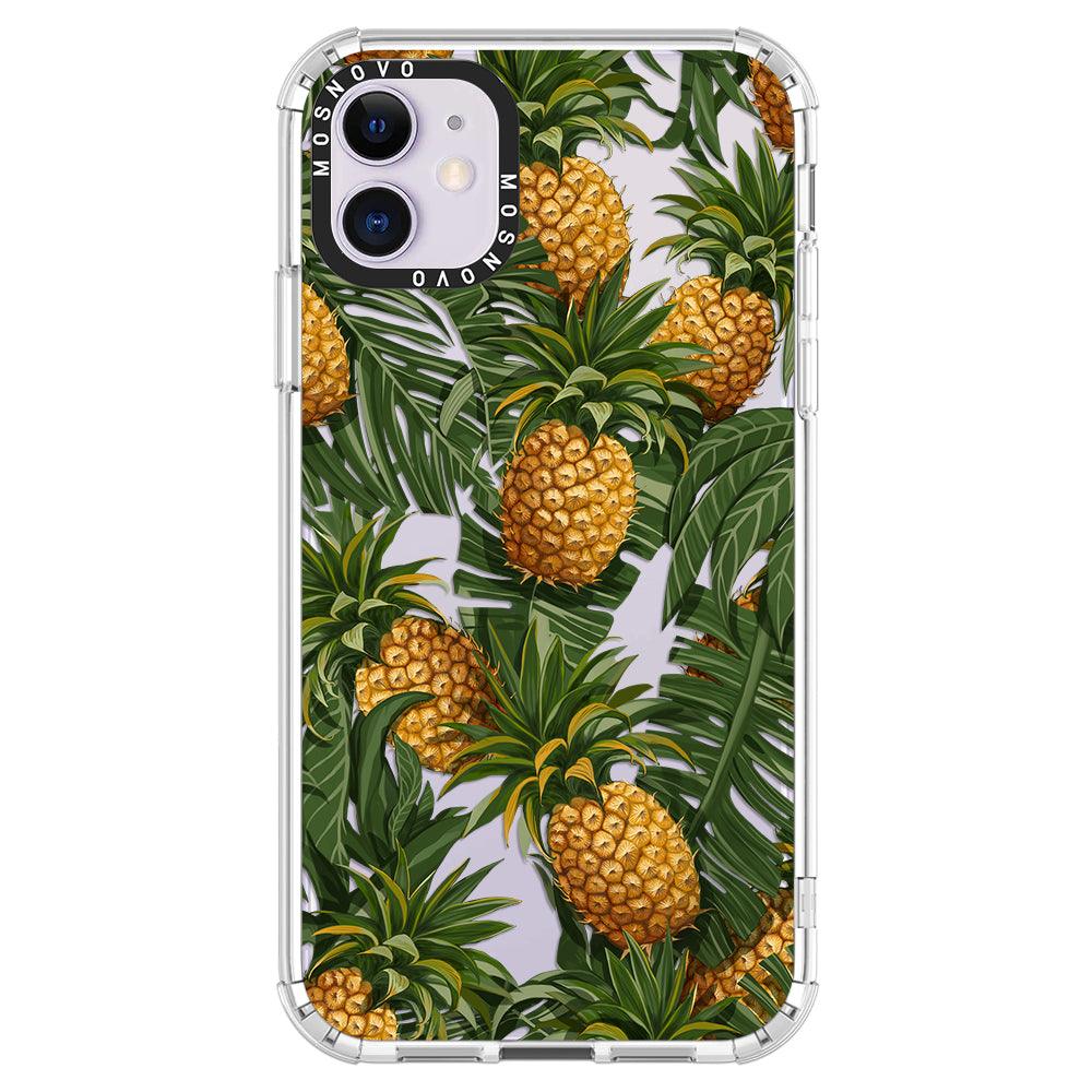 Pineapple Botany Phone Case - iPhone 11 Case - MOSNOVO