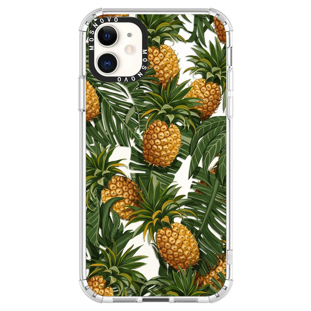 Pineapple Botany Phone Case - iPhone 11 Case - MOSNOVO