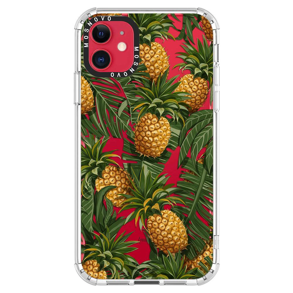 Pineapple Botany Phone Case - iPhone 11 Case - MOSNOVO