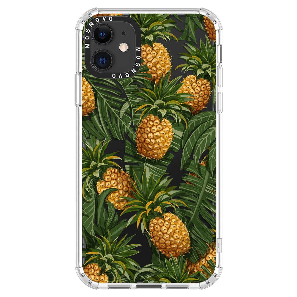 Pineapple Botany Phone Case - iPhone 11 Case - MOSNOVO