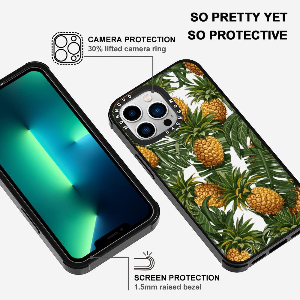 Pineapple Botany Phone Case - iPhone 13 Pro Case - MOSNOVO