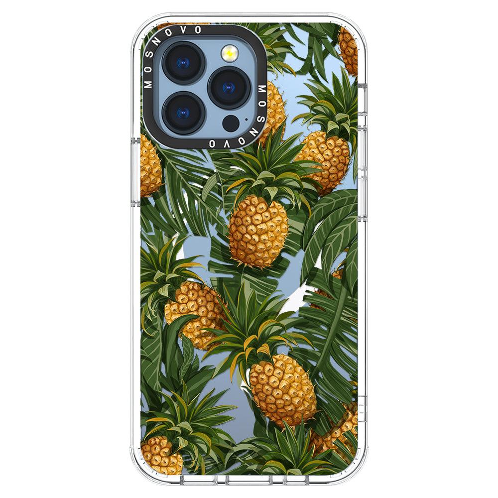 Pineapple Botany Phone Case - iPhone 13 Pro Case - MOSNOVO