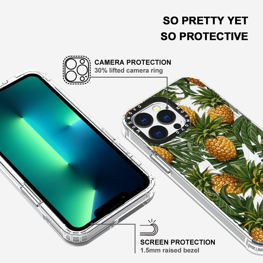 Pineapple Botany Phone Case - iPhone 13 Pro Case - MOSNOVO