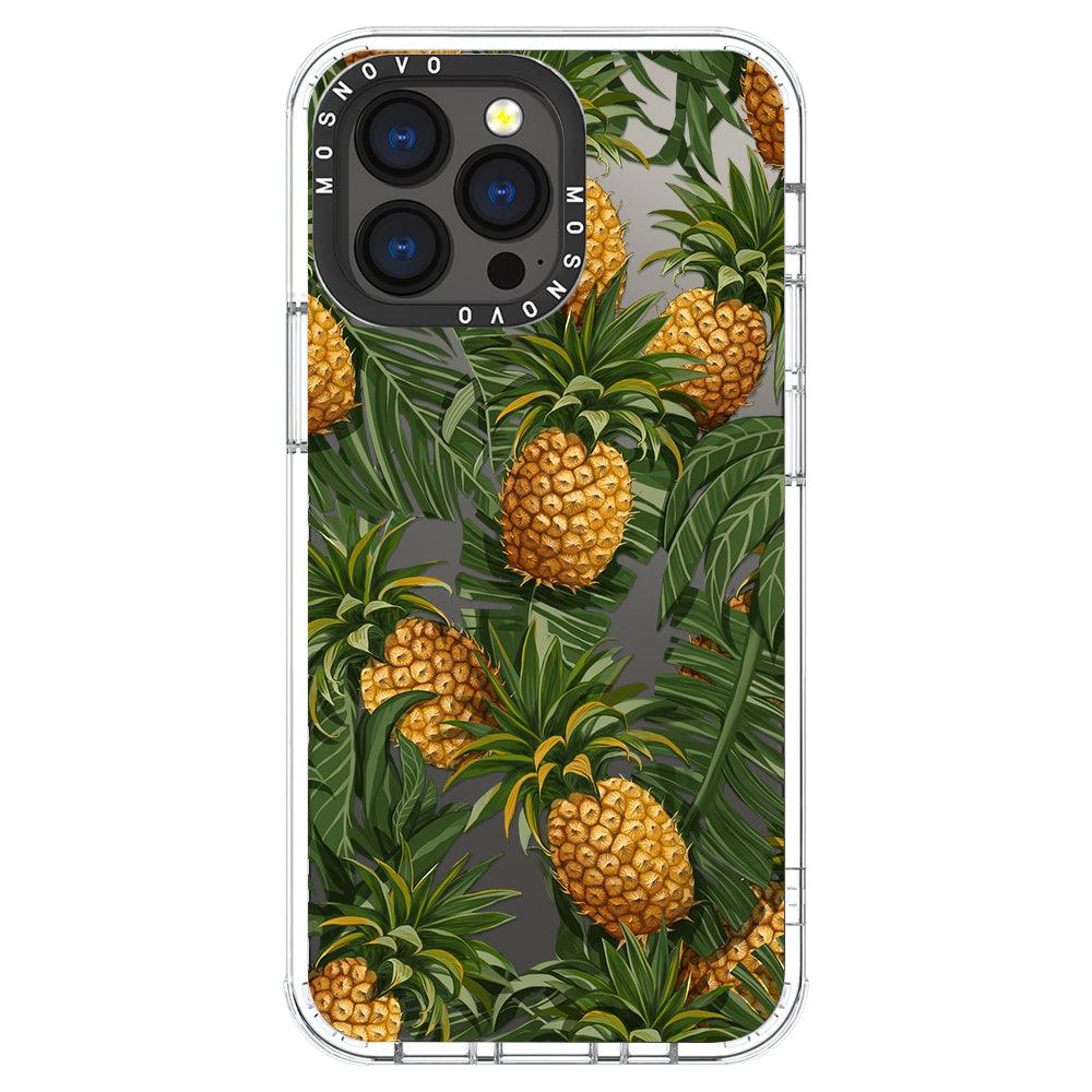 Pineapple Botany Phone Case - iPhone 13 Pro Case - MOSNOVO