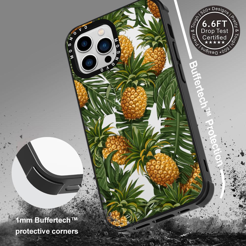 Pineapple Botany Phone Case - iPhone 13 Pro Max Case - MOSNOVO