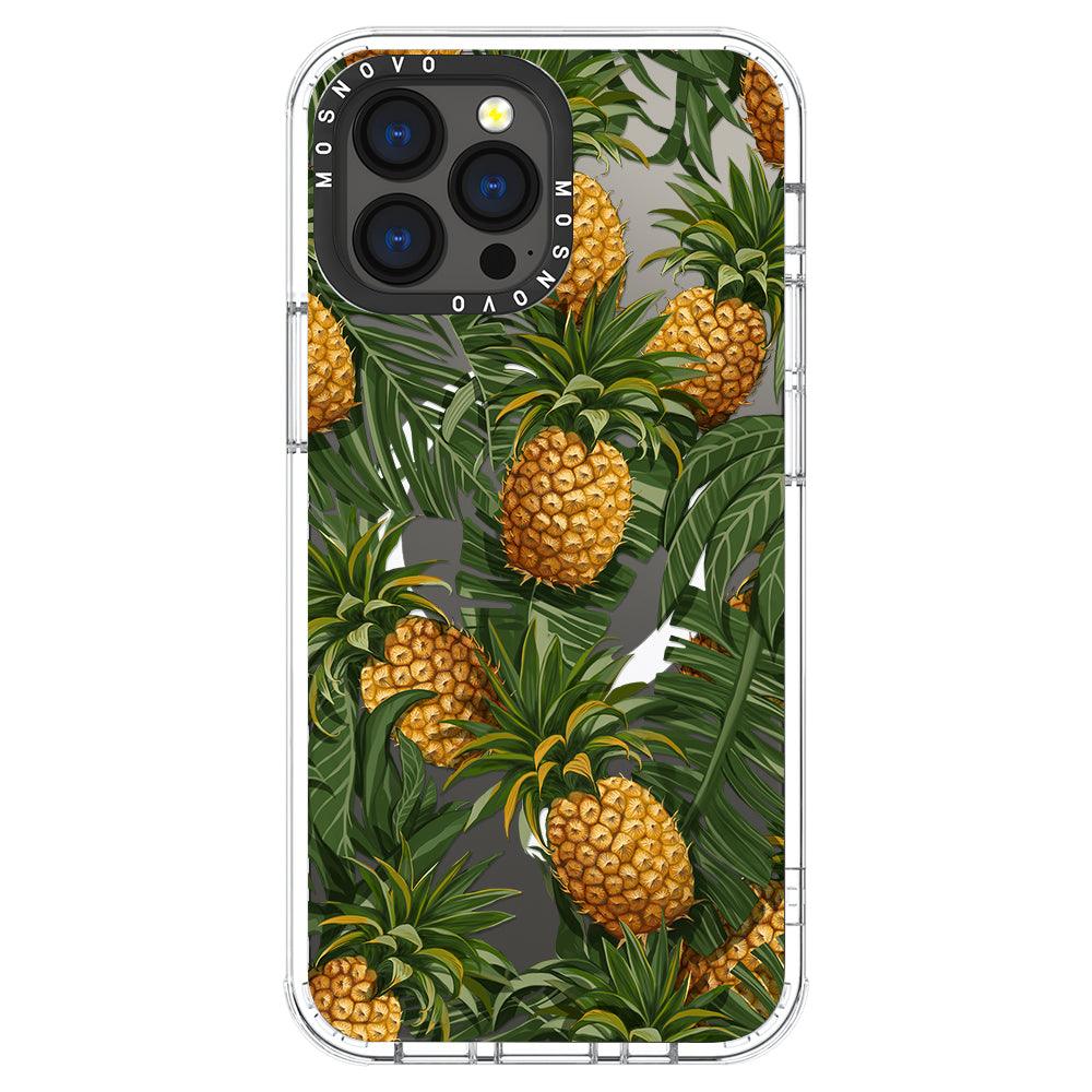 Pineapple Botany Phone Case - iPhone 13 Pro Max Case - MOSNOVO