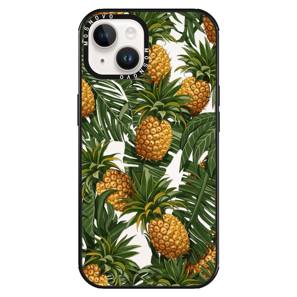 Pineapple Botany Phone Case - iPhone 14 Plus Case - MOSNOVO