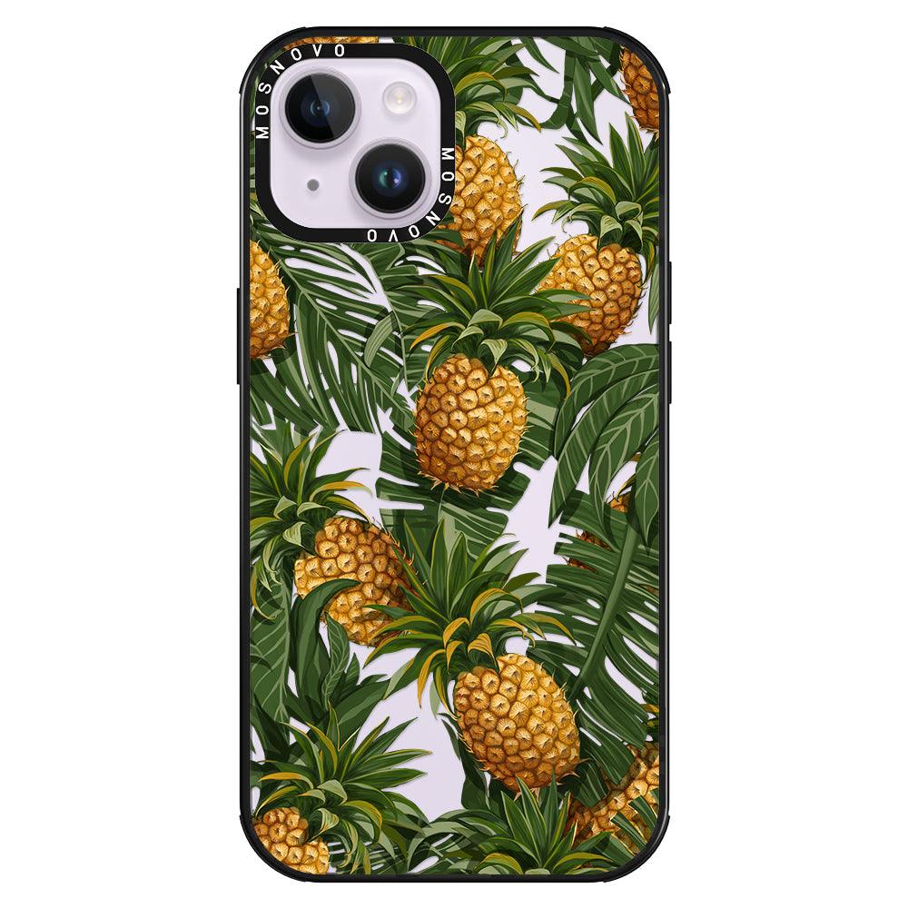 Pineapple Botany Phone Case - iPhone 14 Plus Case - MOSNOVO