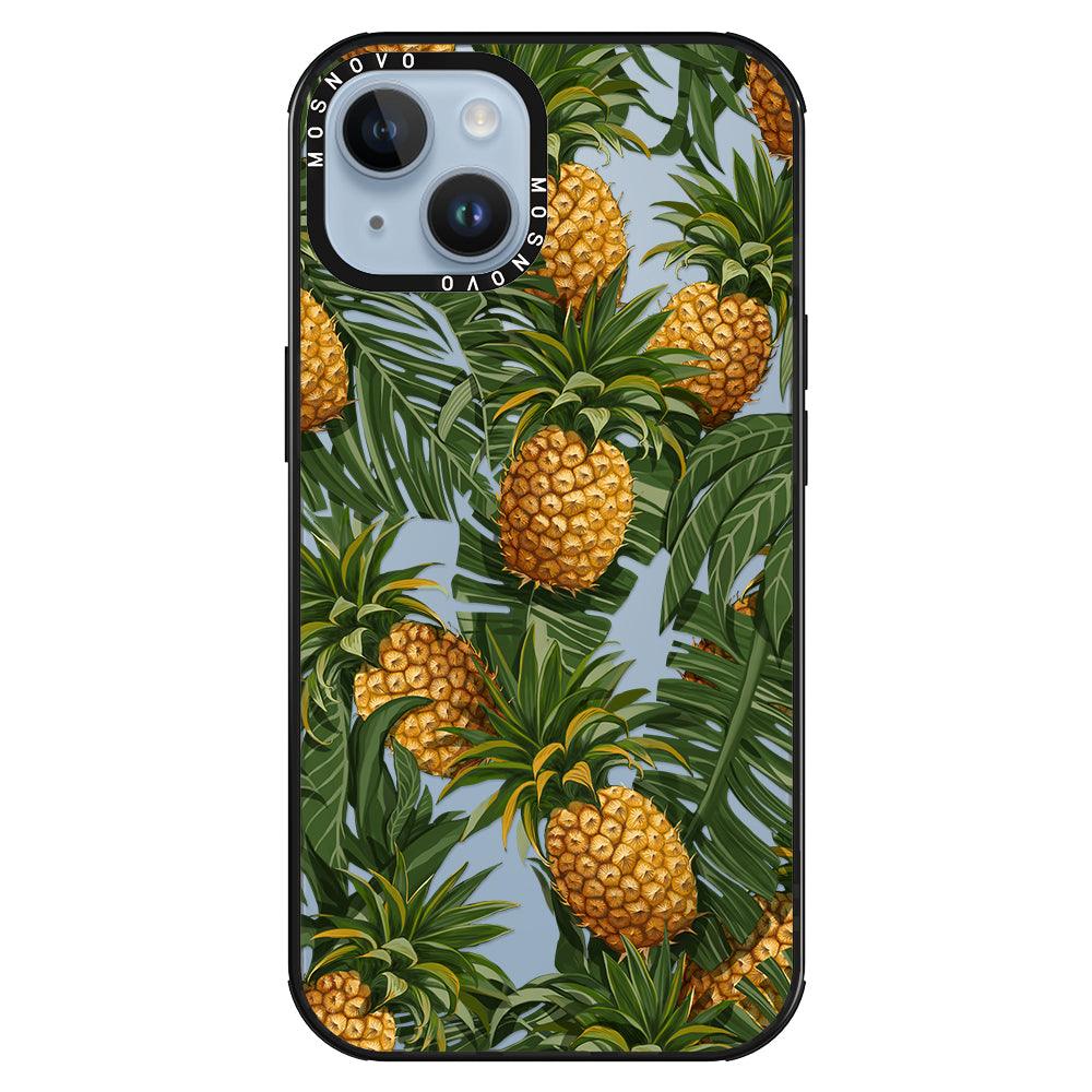 Pineapple Botany Phone Case - iPhone 14 Plus Case - MOSNOVO