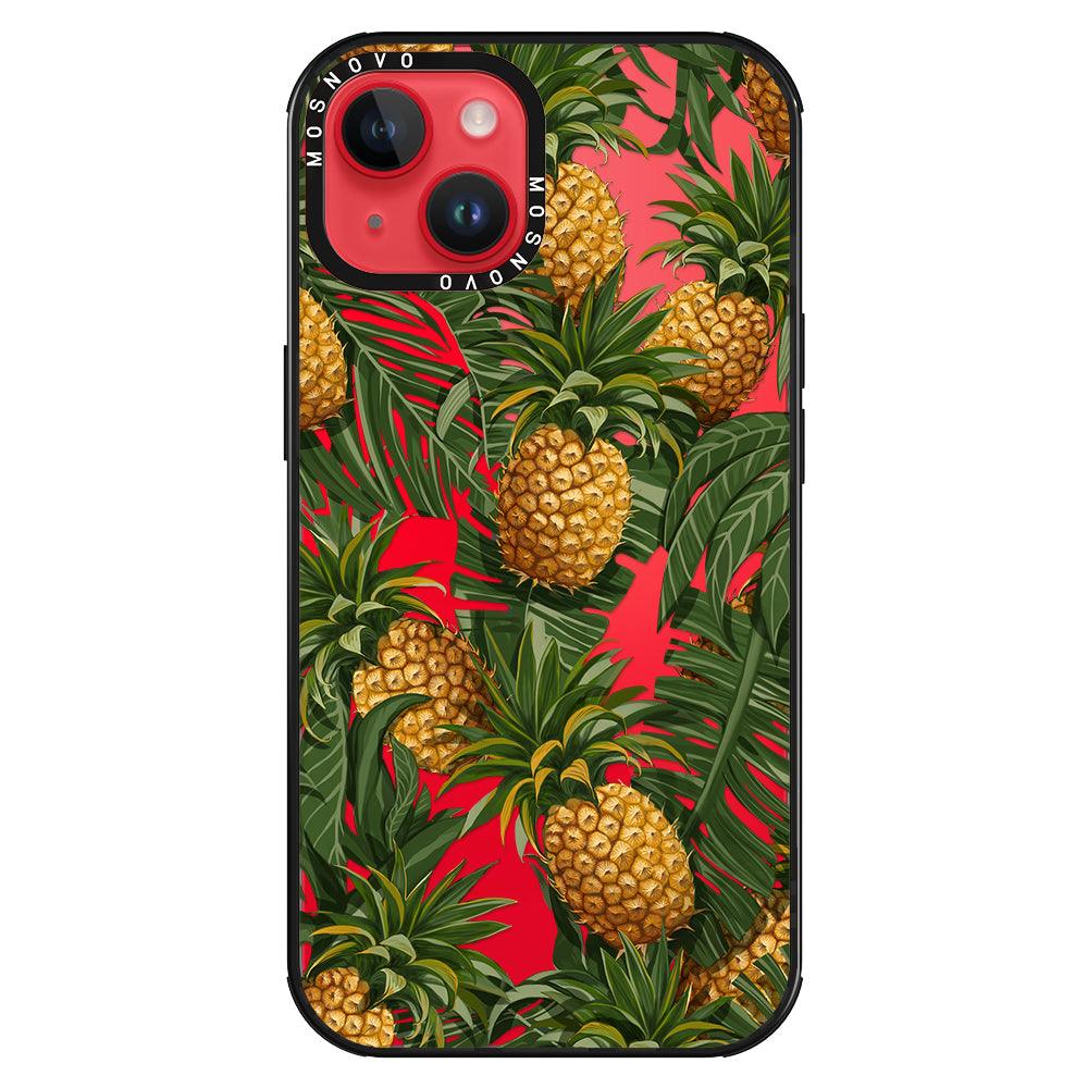 Pineapple Botany Phone Case - iPhone 14 Plus Case - MOSNOVO