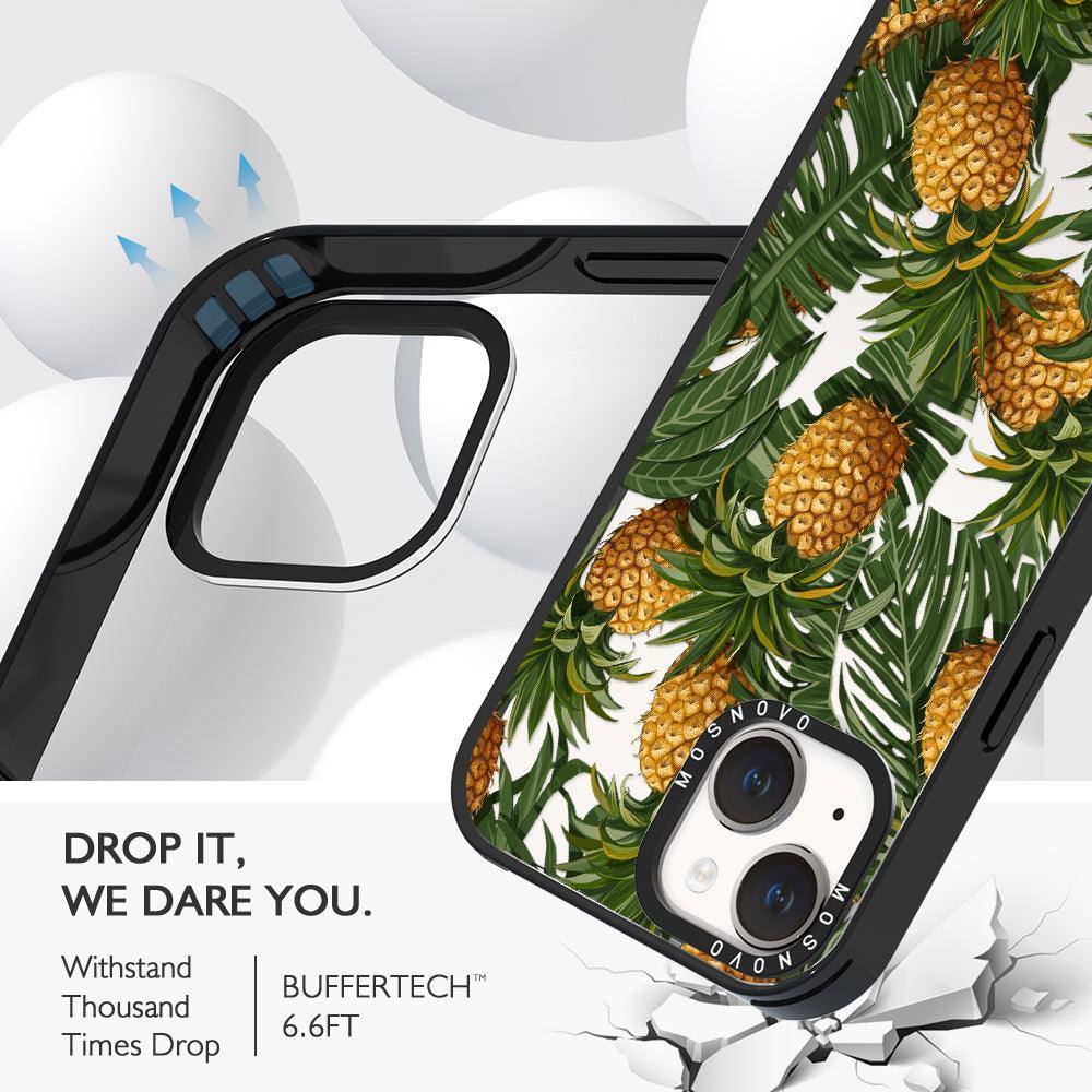 Pineapple Botany Phone Case - iPhone 14 Plus Case - MOSNOVO