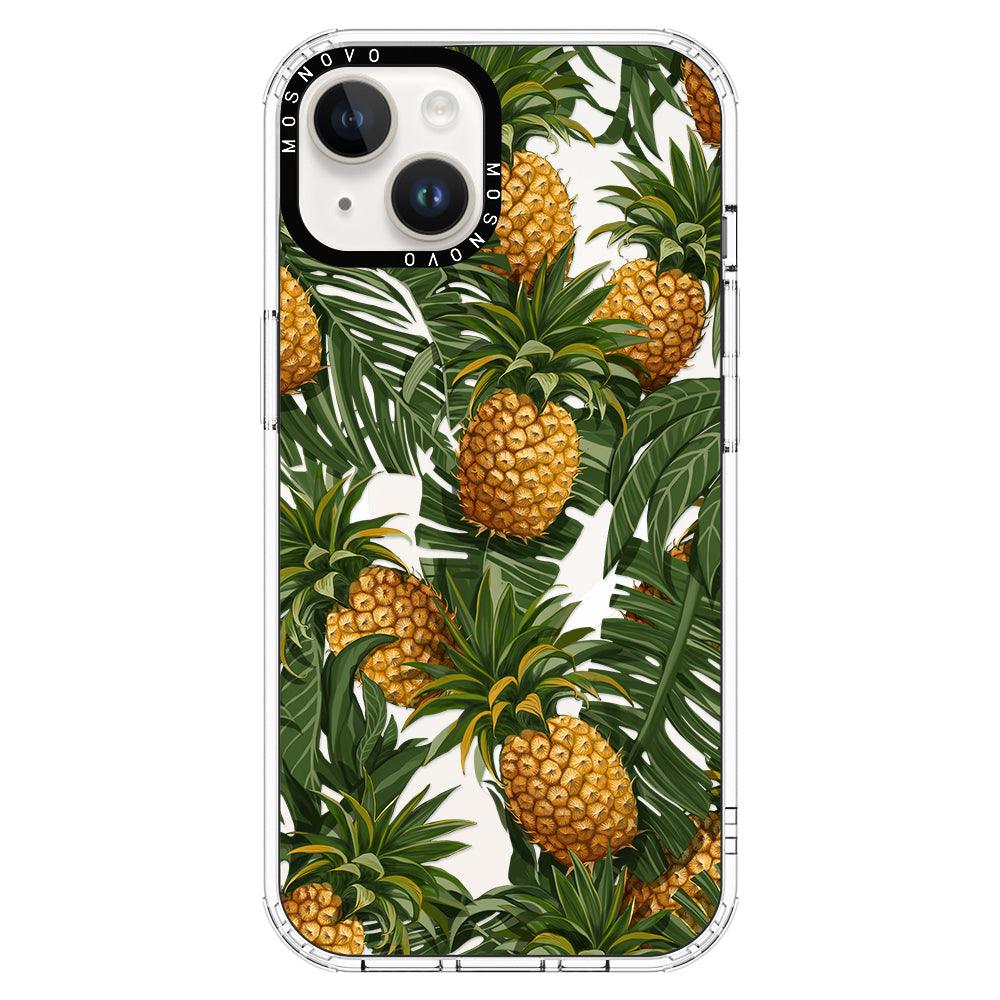 Pineapple Botany Phone Case - iPhone 14 Plus Case - MOSNOVO