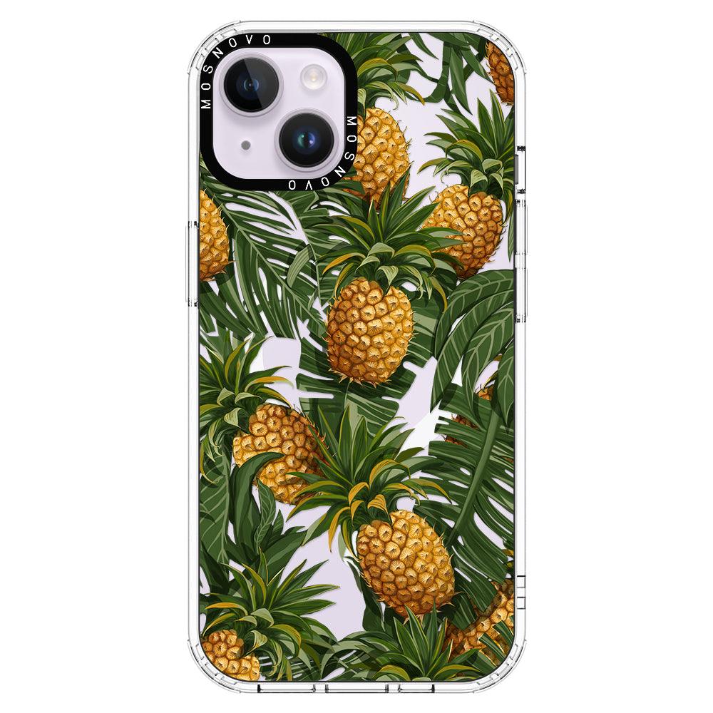 Pineapple Botany Phone Case - iPhone 14 Plus Case - MOSNOVO