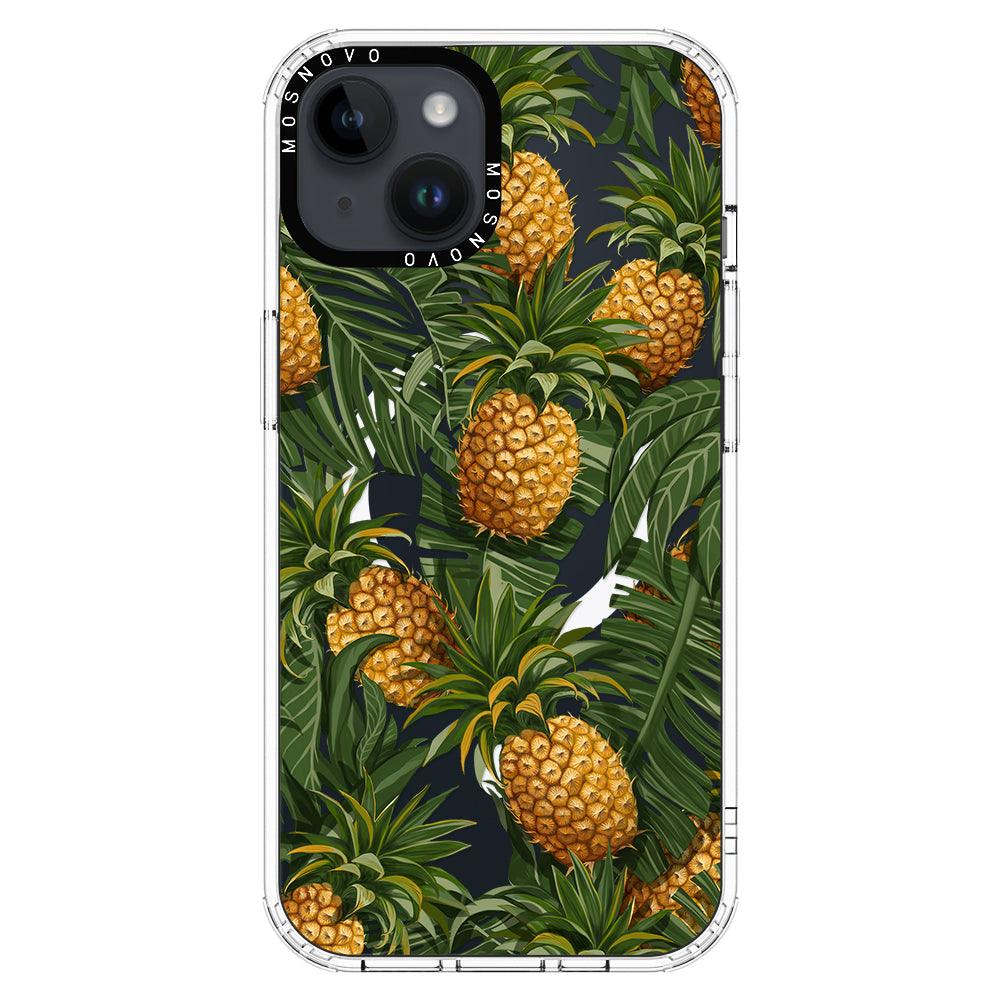 Pineapple Botany Phone Case - iPhone 14 Plus Case - MOSNOVO