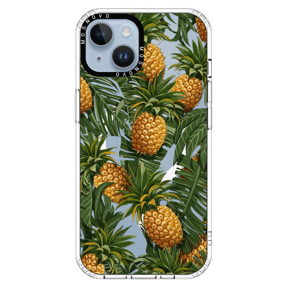 Pineapple Botany Phone Case - iPhone 14 Plus Case - MOSNOVO