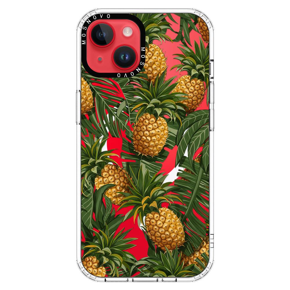 Pineapple Botany Phone Case - iPhone 14 Plus Case - MOSNOVO