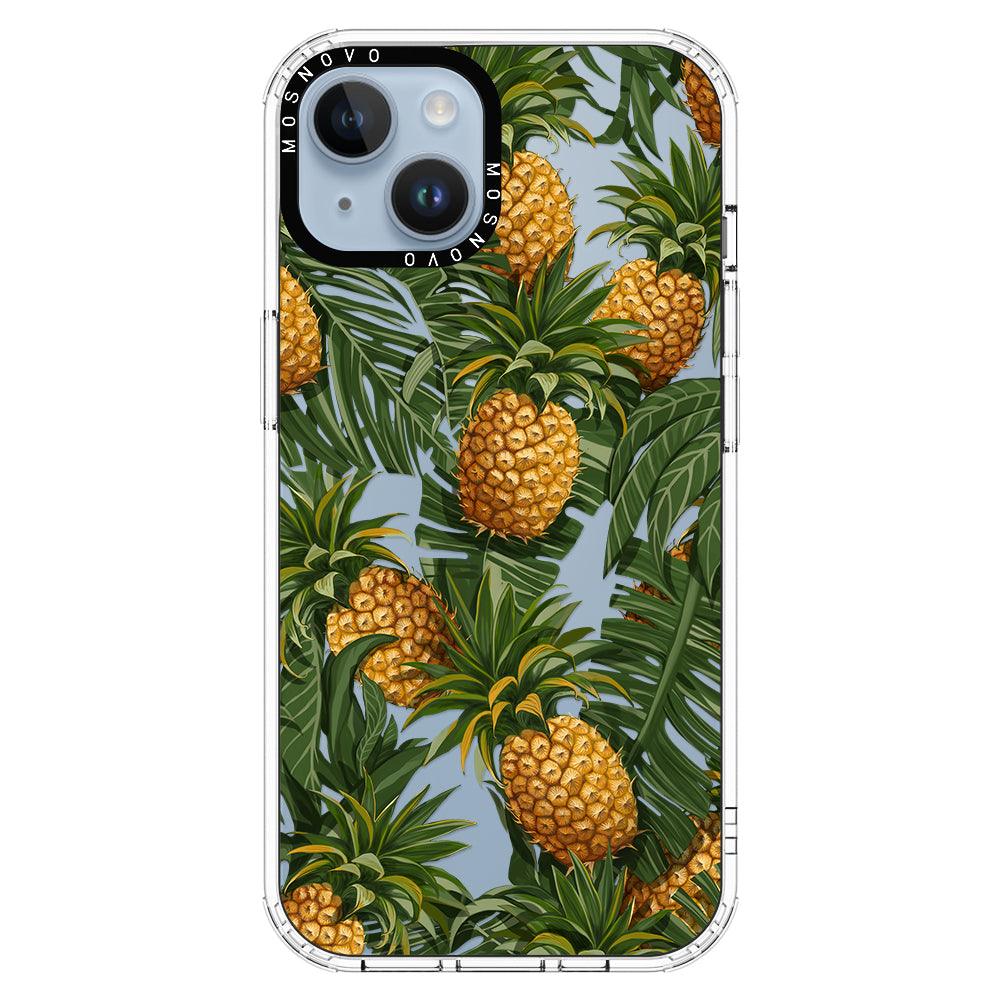 Pineapple Botany Phone Case - iPhone 14 Plus Case - MOSNOVO