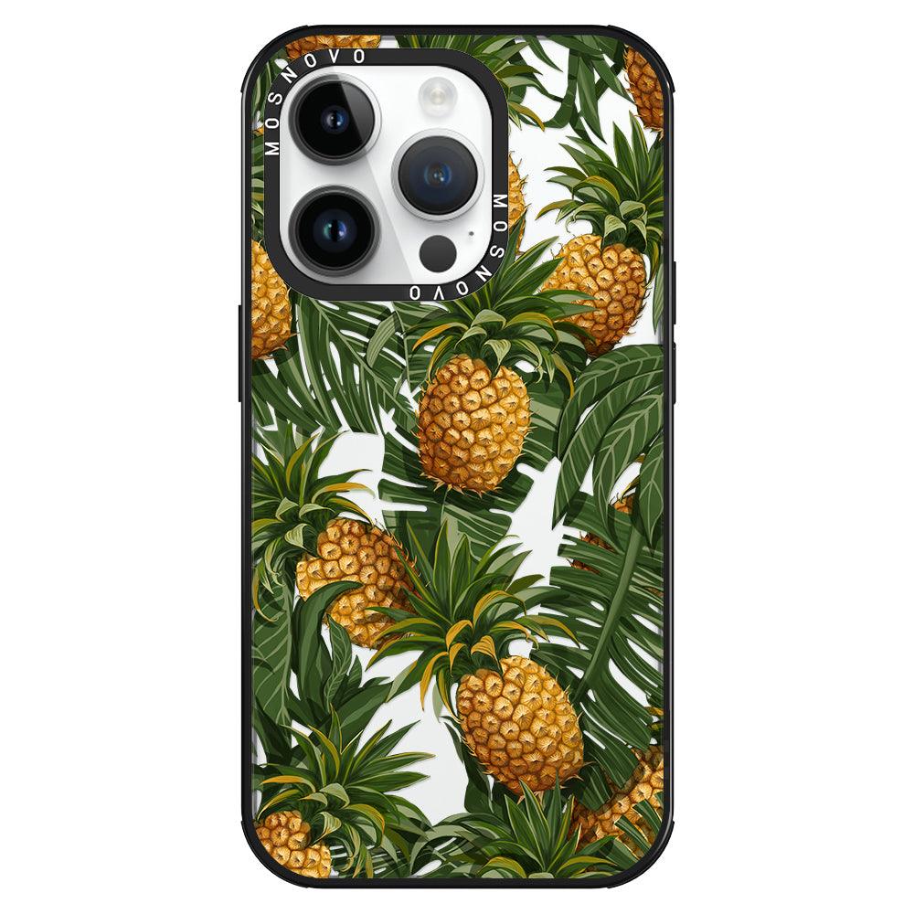 Pineapple Botany Phone Case - iPhone 14 Pro Case - MOSNOVO