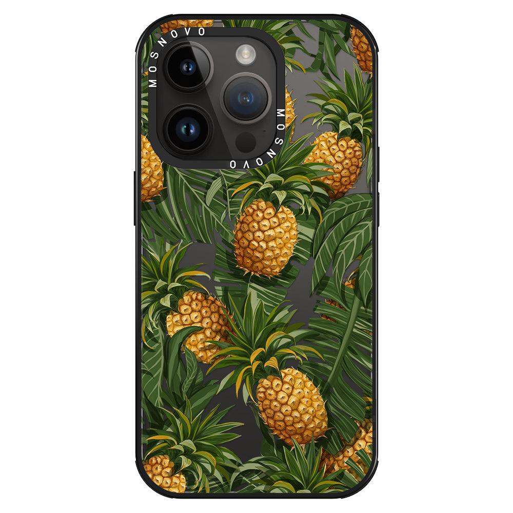 Pineapple Botany Phone Case - iPhone 14 Pro Case - MOSNOVO