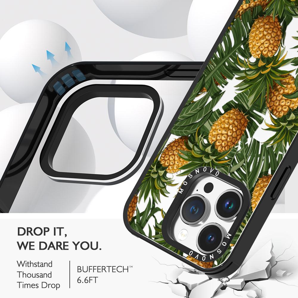 Pineapple Botany Phone Case - iPhone 14 Pro Case - MOSNOVO