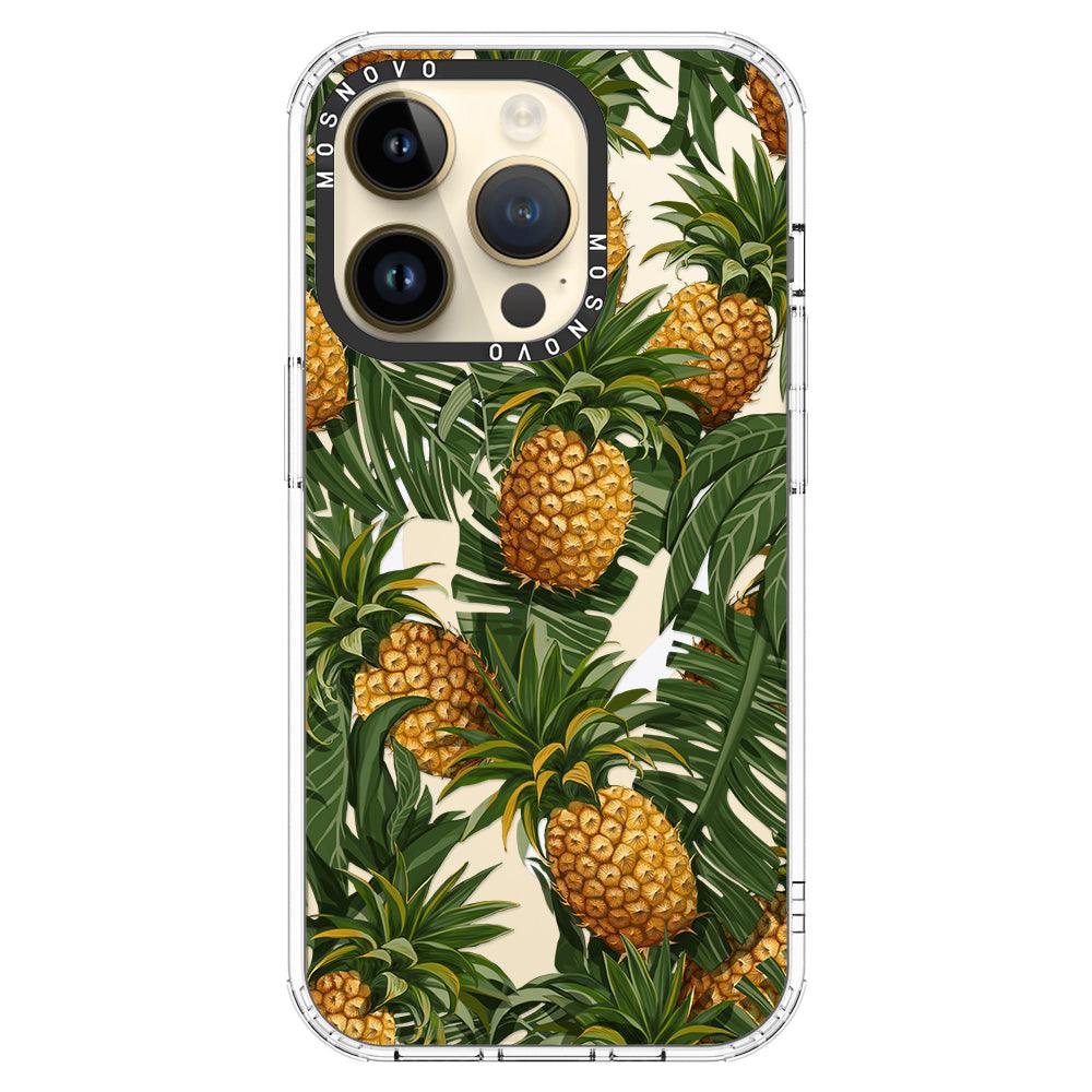 Pineapple Botany Phone Case - iPhone 14 Pro Case - MOSNOVO