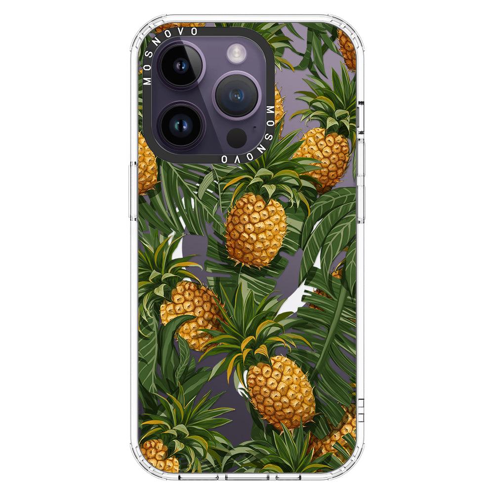 Pineapple Botany Phone Case - iPhone 14 Pro Case - MOSNOVO