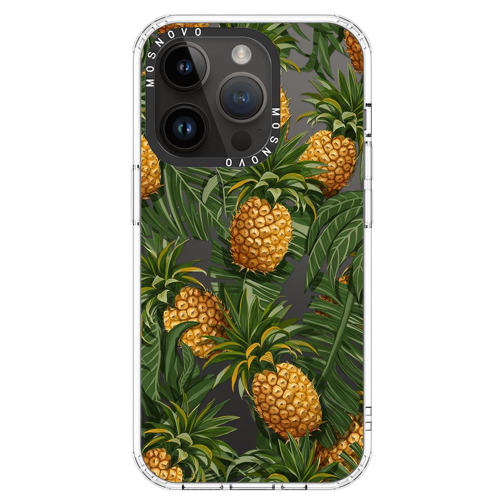 Pineapple Botany Phone Case - iPhone 14 Pro Case - MOSNOVO