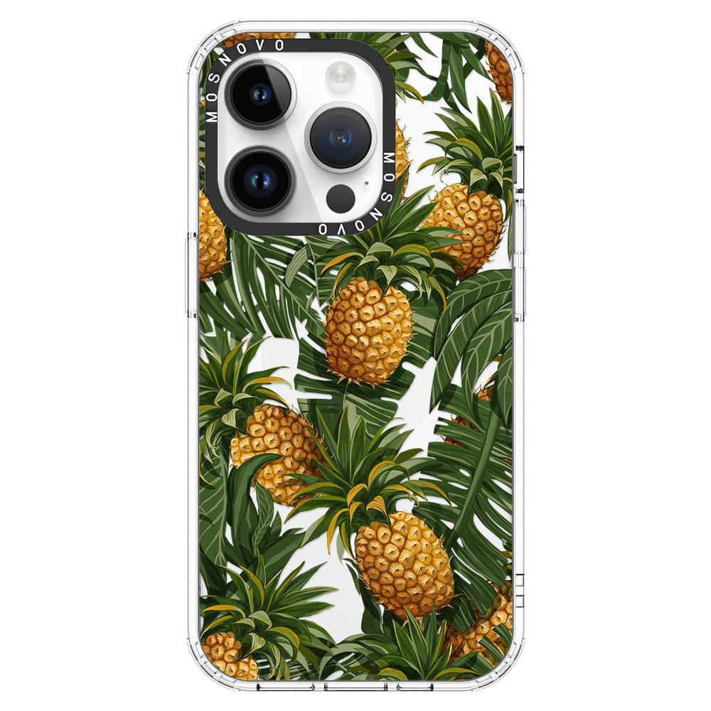 Pineapple Botany Phone Case - iPhone 14 Pro Case - MOSNOVO